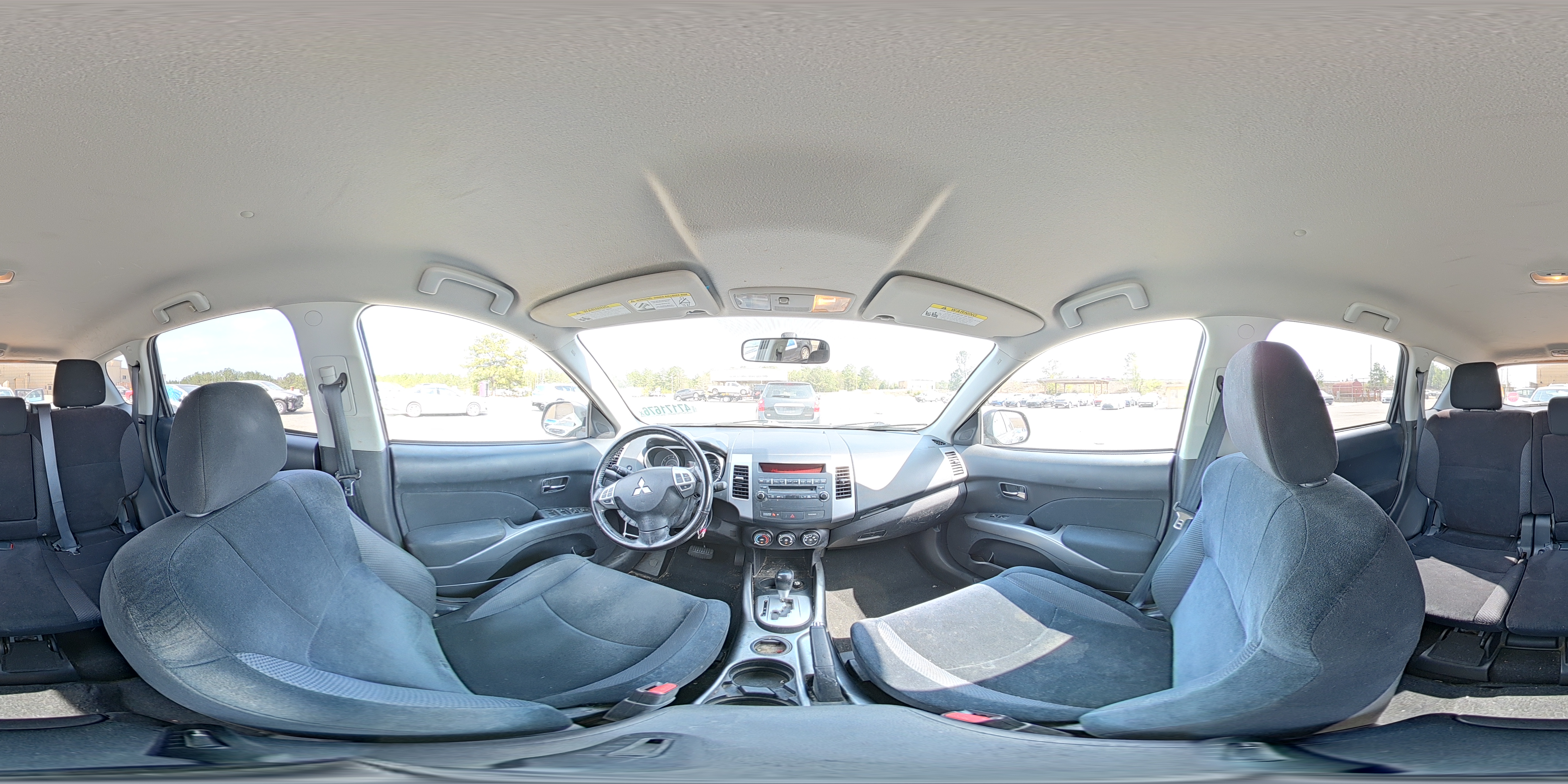 2012 Mitsubishi Outlander Es Gray vin: JA4AS2AW0CU011228
