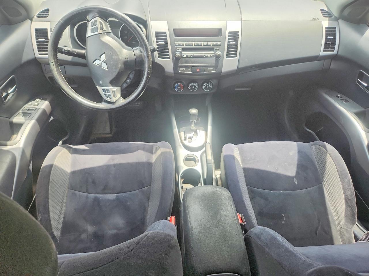 2011 Mitsubishi Outlander Es Black vin: JA4AS2AW1BU013522