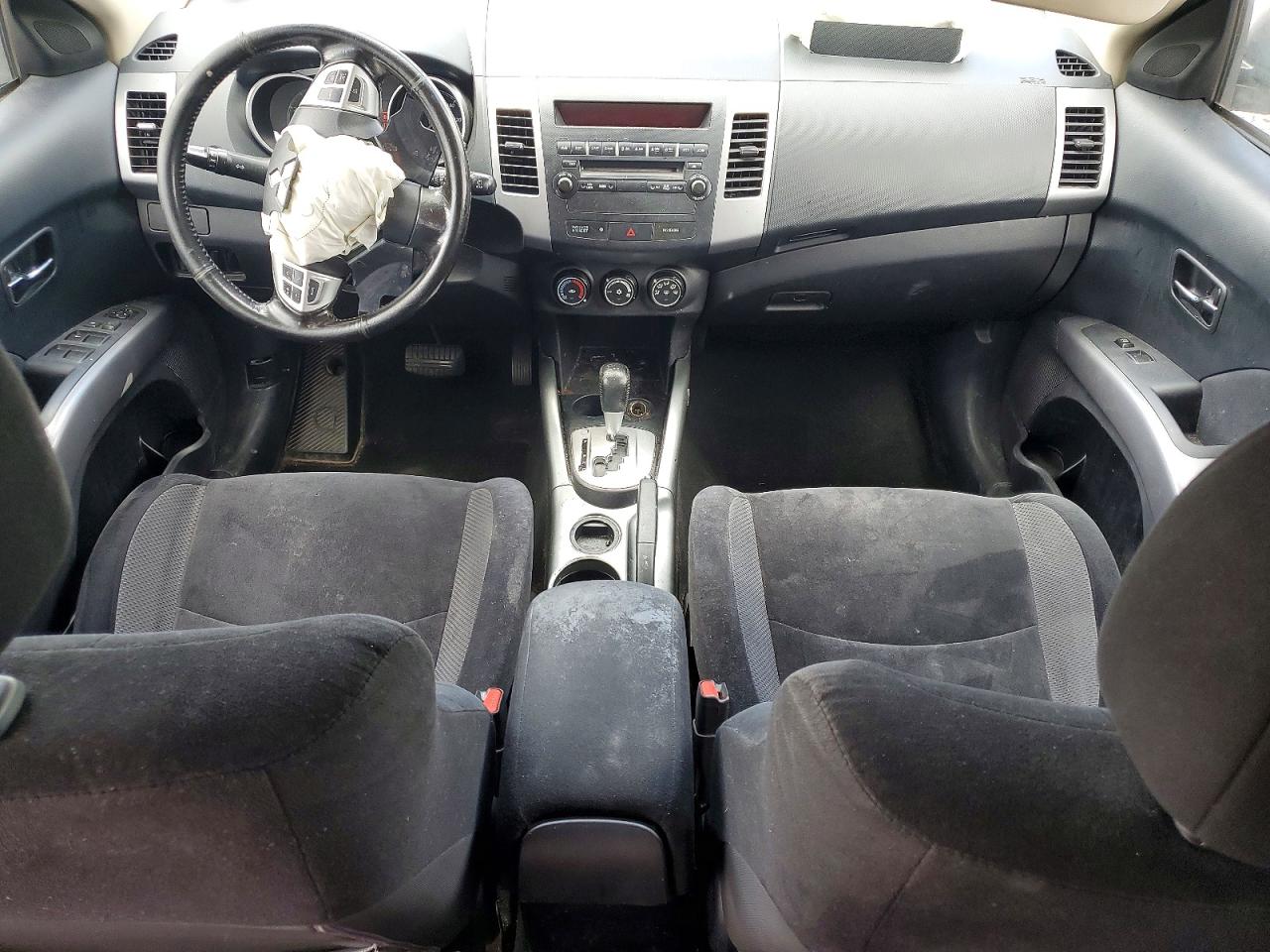 2013 Mitsubishi Outlander Es White vin: JA4AS2AW3DU004775