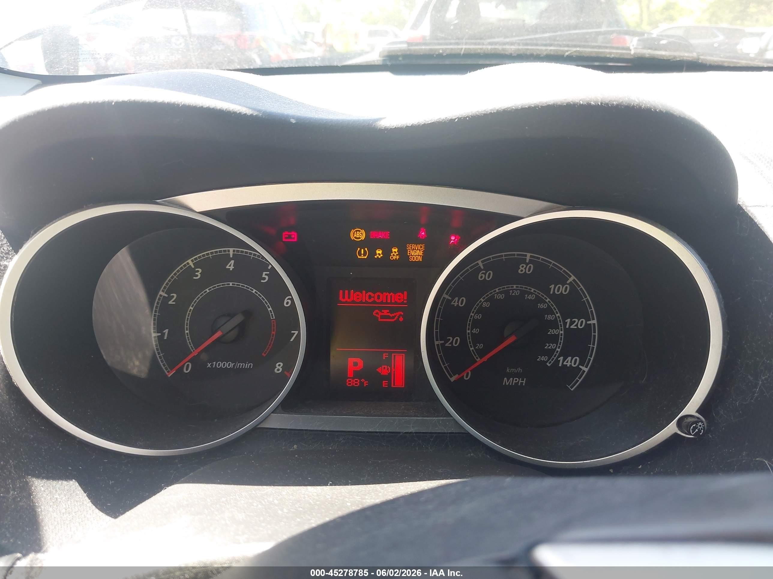 2012 Mitsubishi Outlander Es Black vin: JA4AS2AW5CU006266