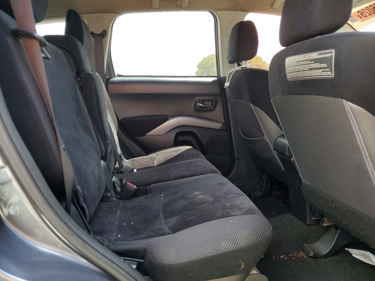 2011 Mitsubishi Outlander Es Gray vin: JA4AS2AW6BU031515