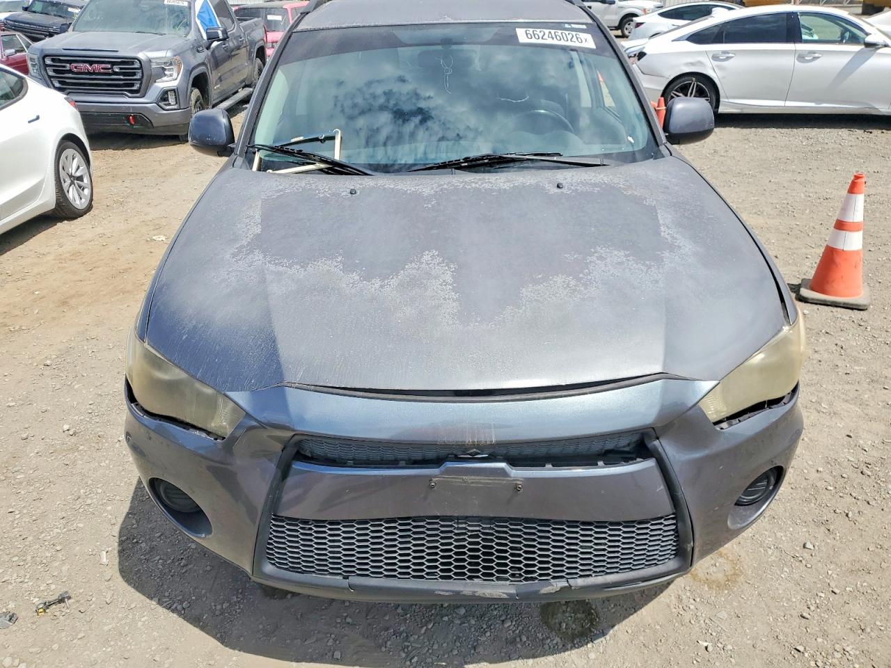 2011 Mitsubishi Outlander Es Gray vin: JA4AS2AW6BU031515