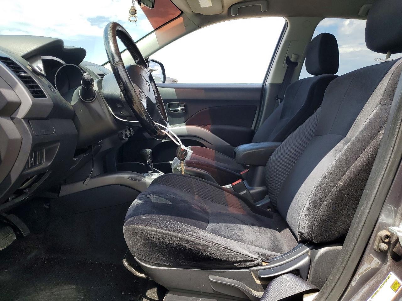 2011 Mitsubishi Outlander Es Gray vin: JA4AS2AW6BU031515