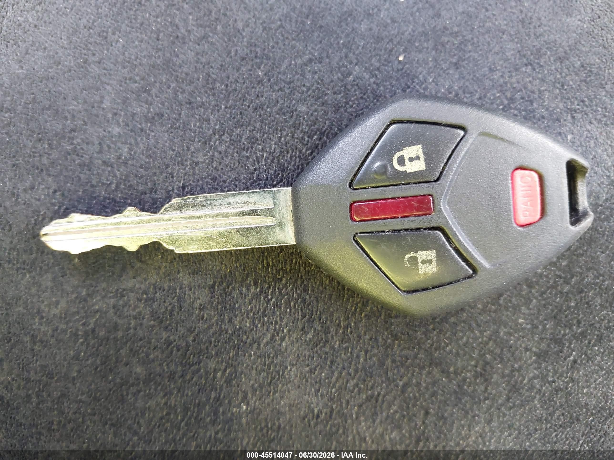 2011 Mitsubishi Outlander Es Gray vin: JA4AS2AW7BU007725