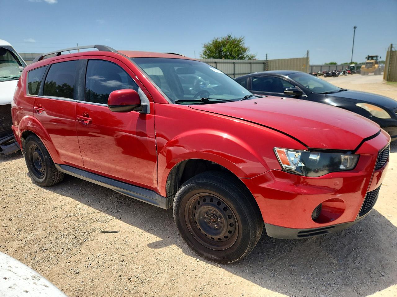 2012 Mitsubishi Outlander Es Red vin: JA4AS2AW8CU002048