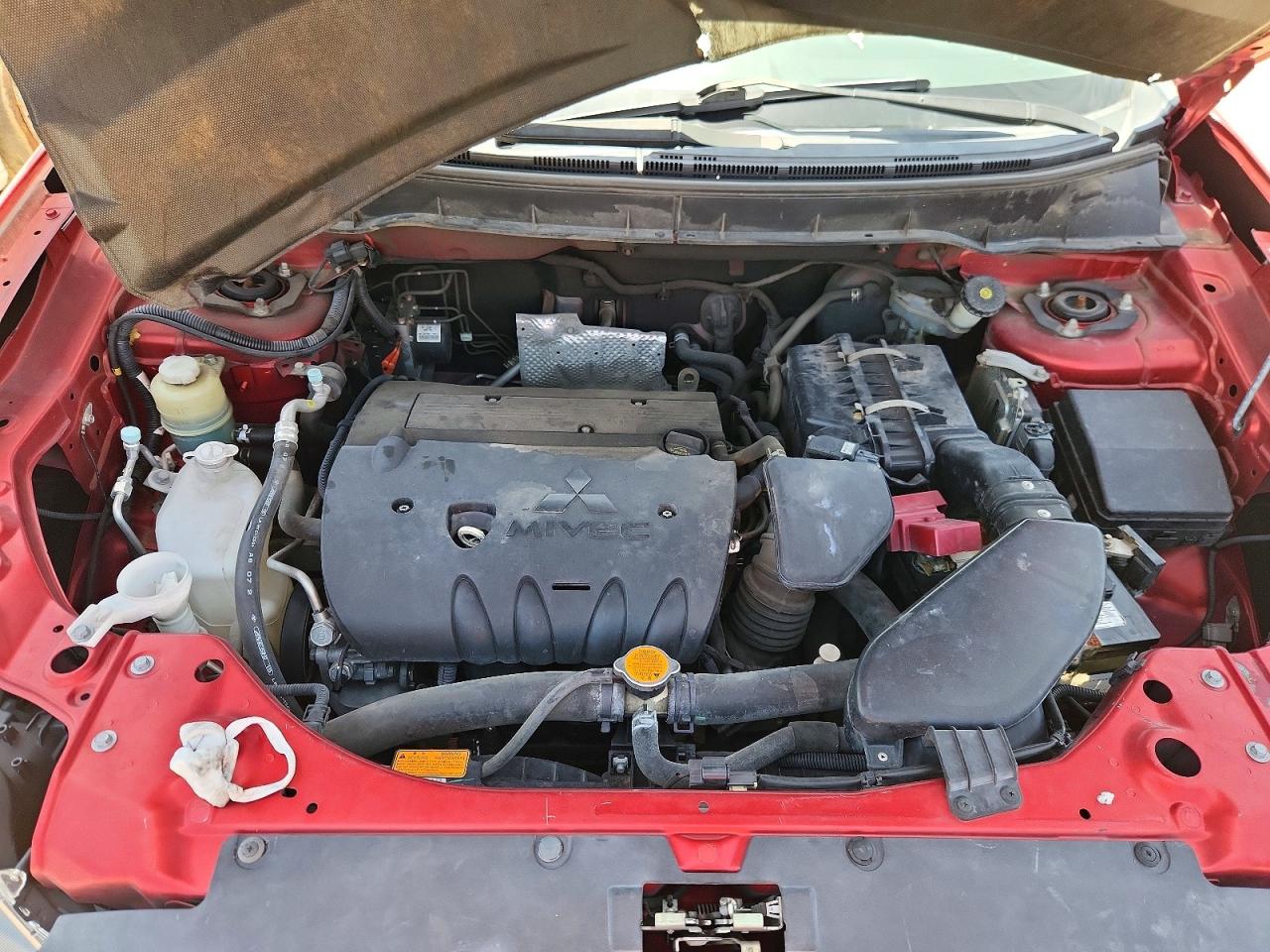 2012 Mitsubishi Outlander Es Red vin: JA4AS2AW8CU002048