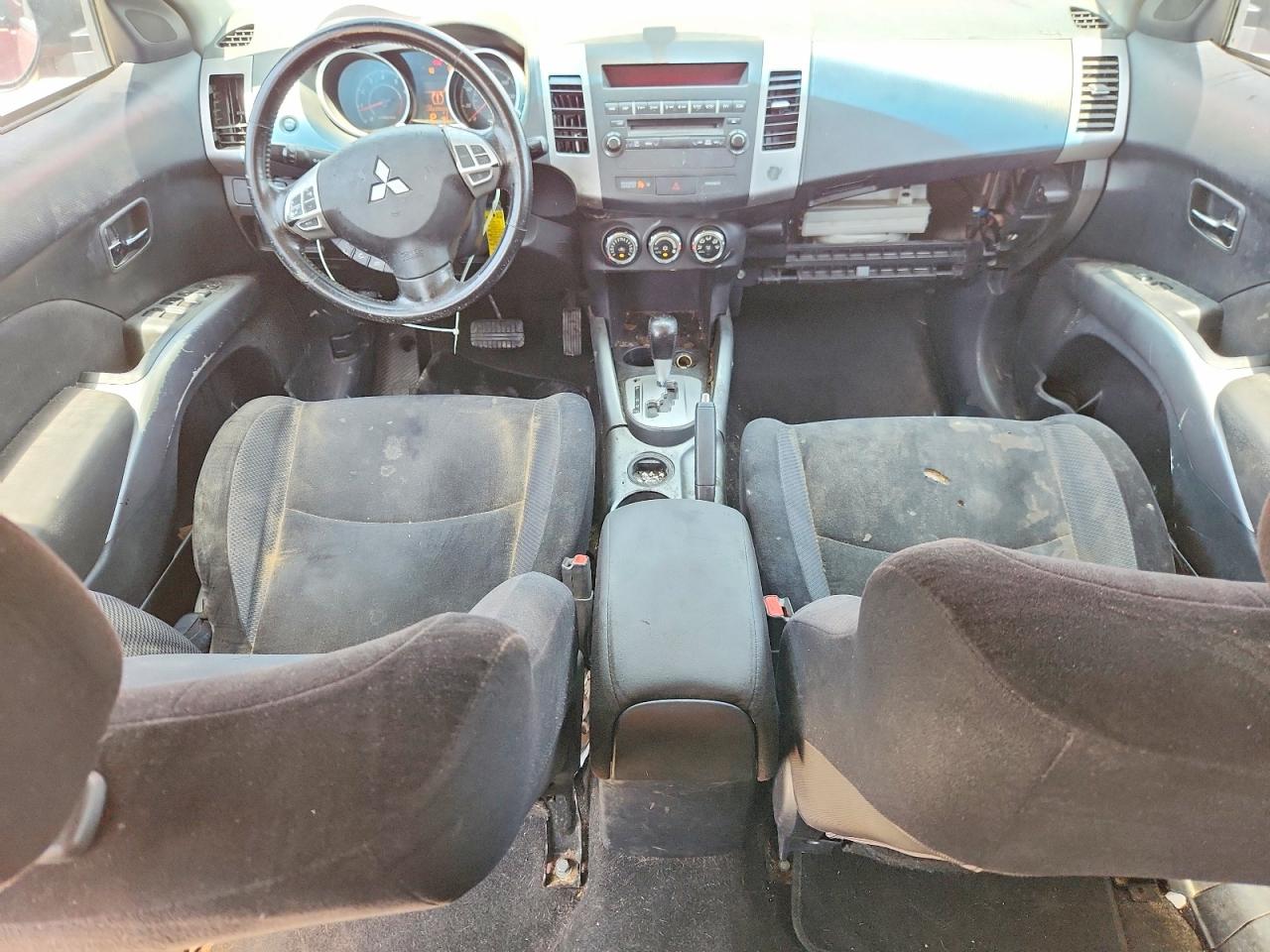 2012 Mitsubishi Outlander Es Red vin: JA4AS2AW8CU002048