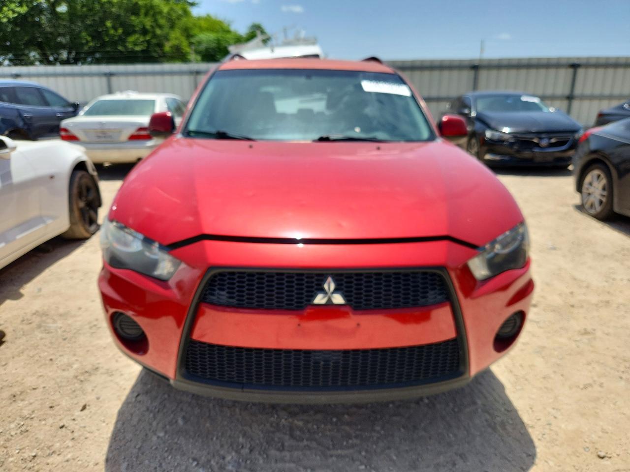2012 Mitsubishi Outlander Es Red vin: JA4AS2AW8CU002048
