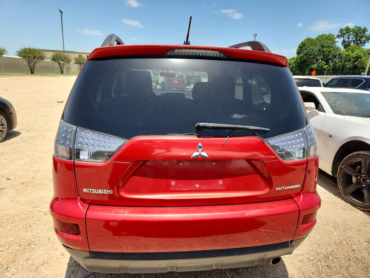 2012 Mitsubishi Outlander Es Red vin: JA4AS2AW8CU002048