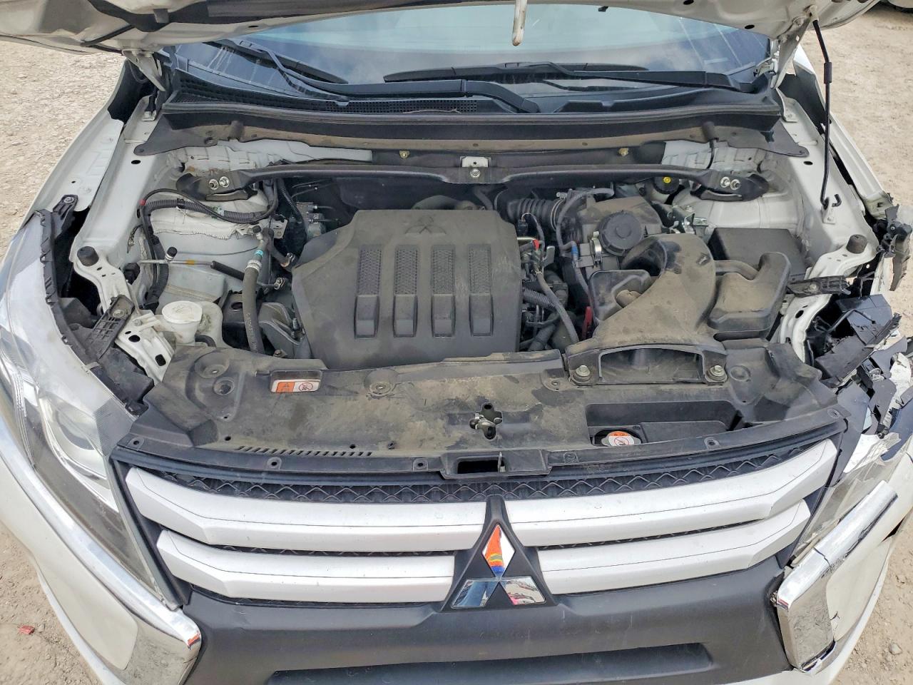 2019 Mitsubishi Eclipse Cross Es White vin: JA4AS3AA0KZ019048