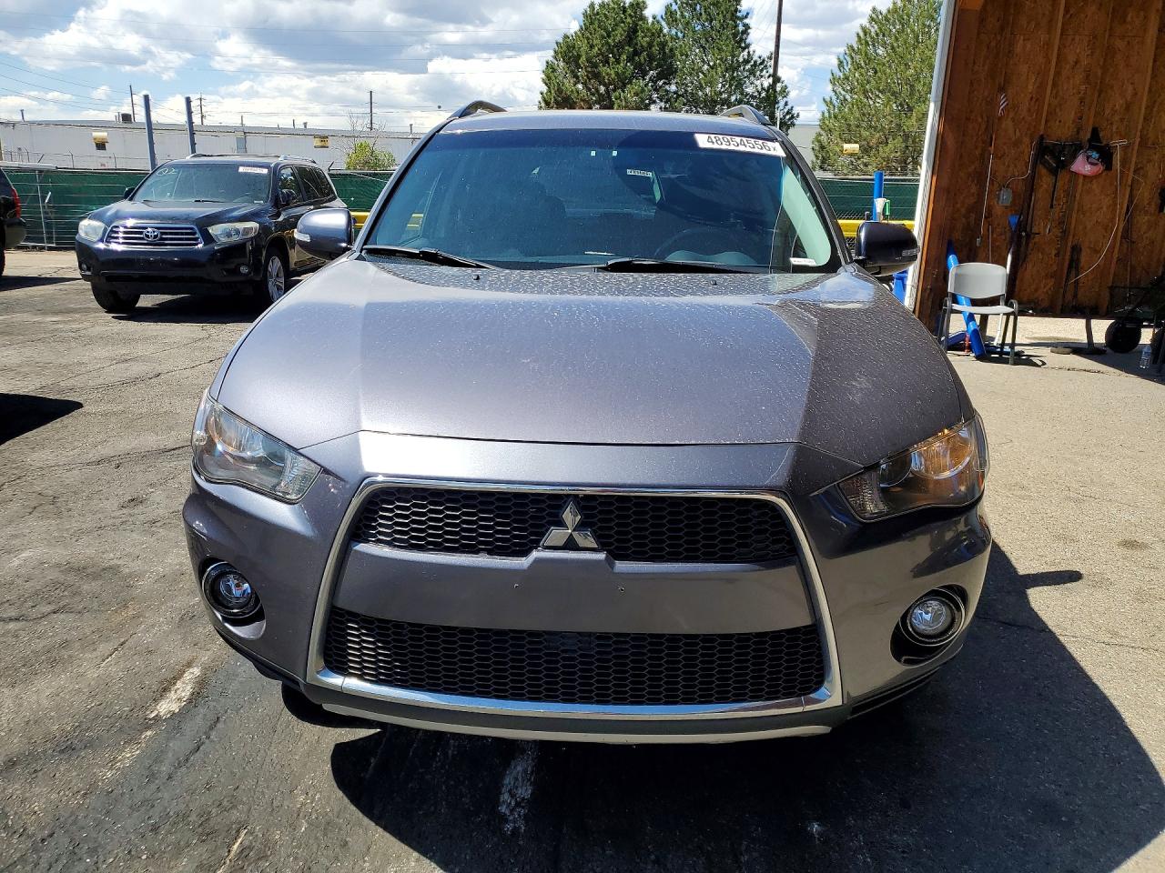 2010 Mitsubishi Outlander Se Gray vin: JA4AS3AW0AZ016919