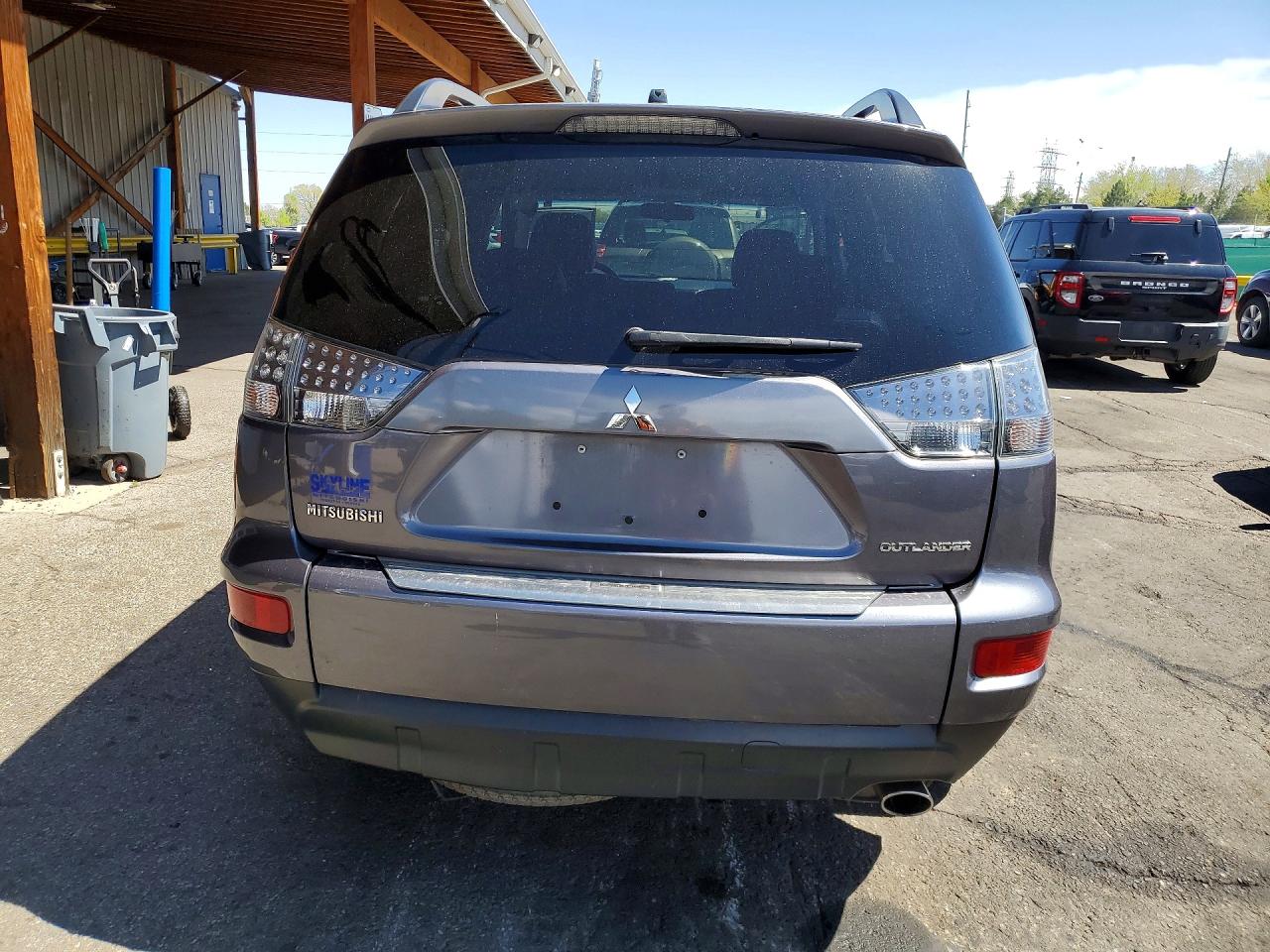 2010 Mitsubishi Outlander Se Gray vin: JA4AS3AW0AZ016919