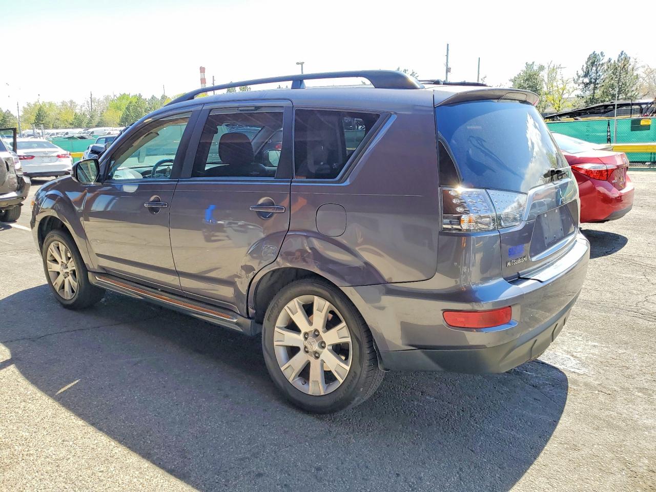2010 Mitsubishi Outlander Se Gray vin: JA4AS3AW0AZ016919