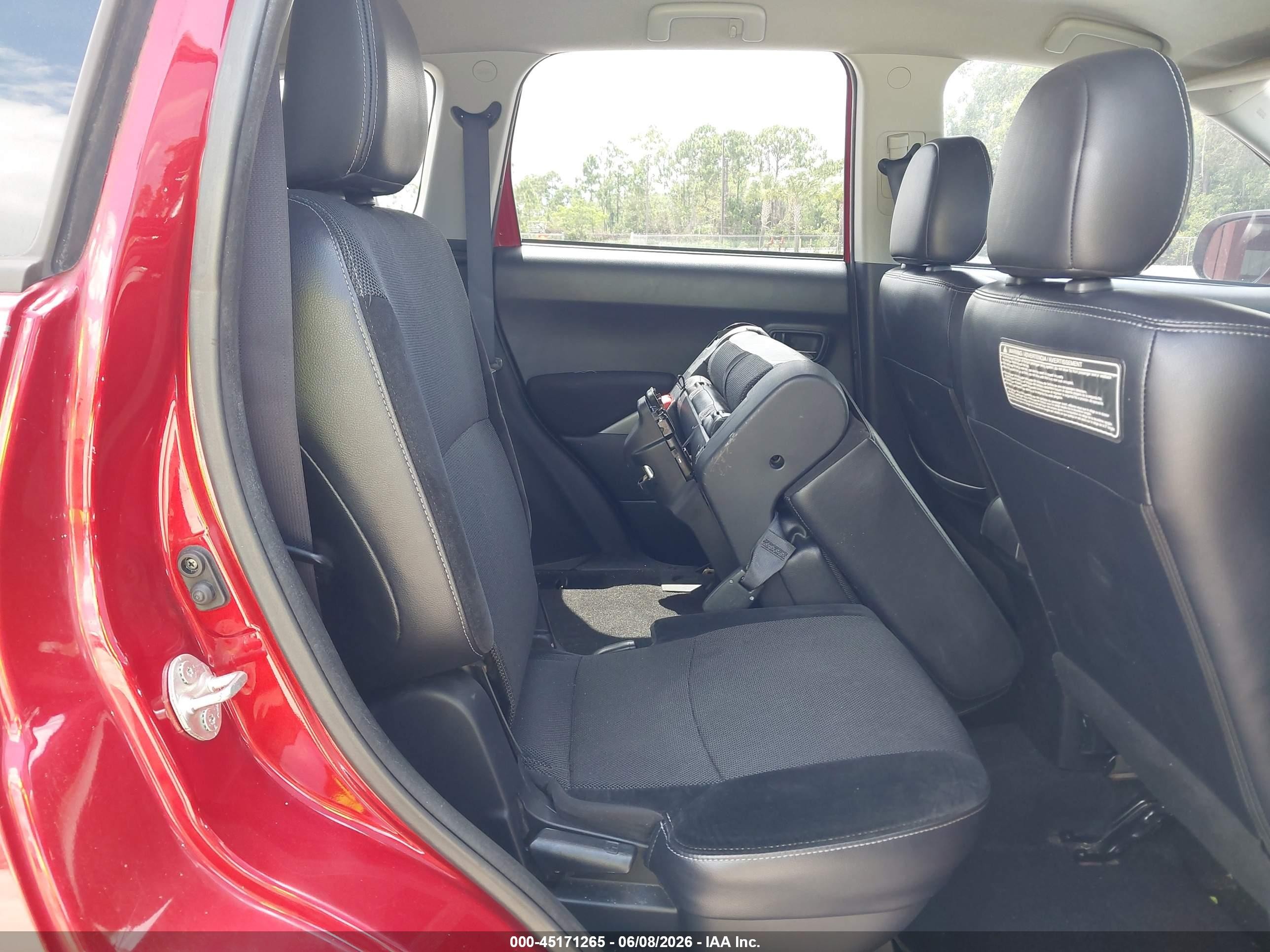 2012 Mitsubishi Outlander Se Красный vin: JA4AS3AW0CU003006
