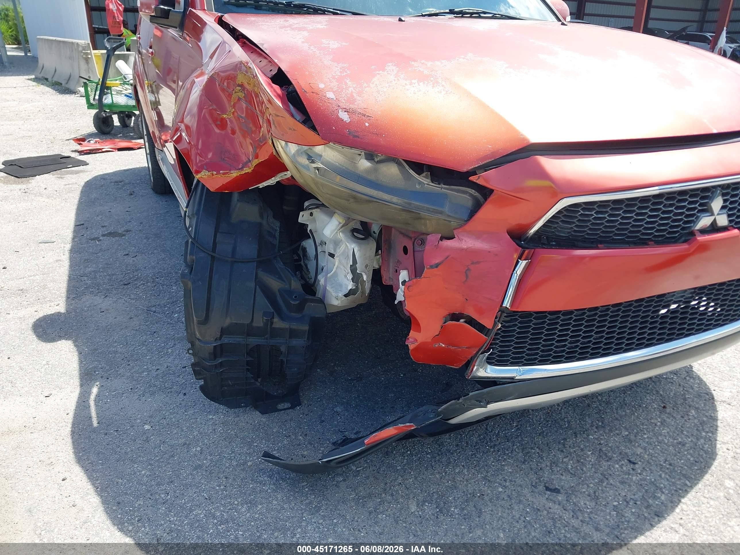 2012 Mitsubishi Outlander Se Красный vin: JA4AS3AW0CU003006