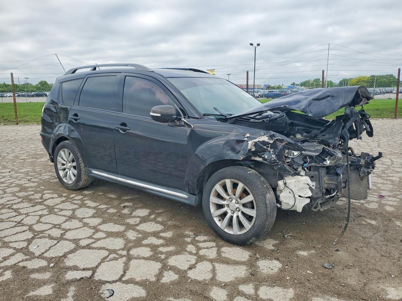 2012 Mitsubishi Outlander Se Black vin: JA4AS3AW0CU003524