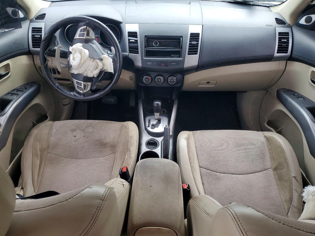 2012 Mitsubishi Outlander Se Black vin: JA4AS3AW0CU003524