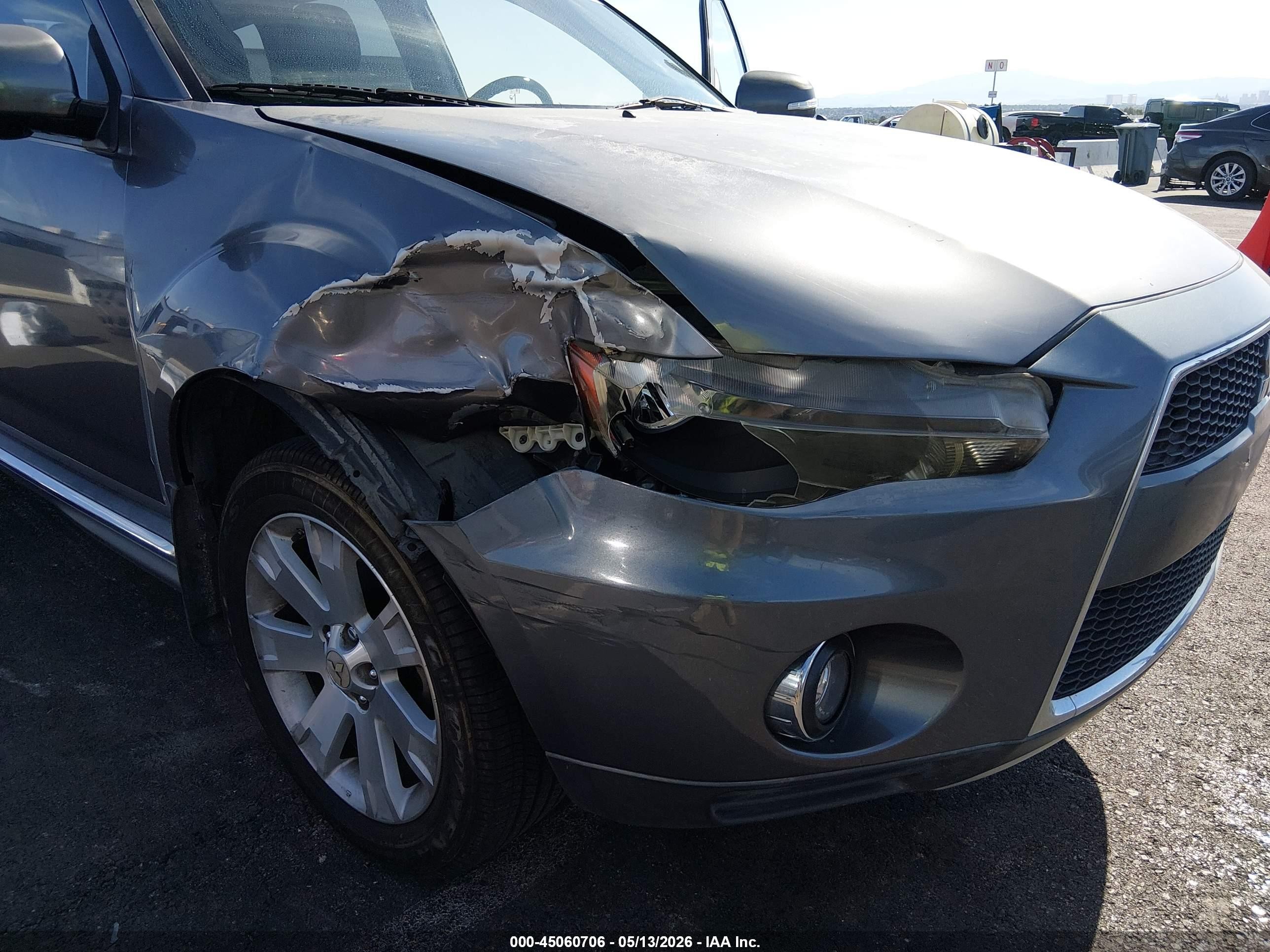 2011 Mitsubishi Outlander Se Серый vin: JA4AS3AW2BU018041