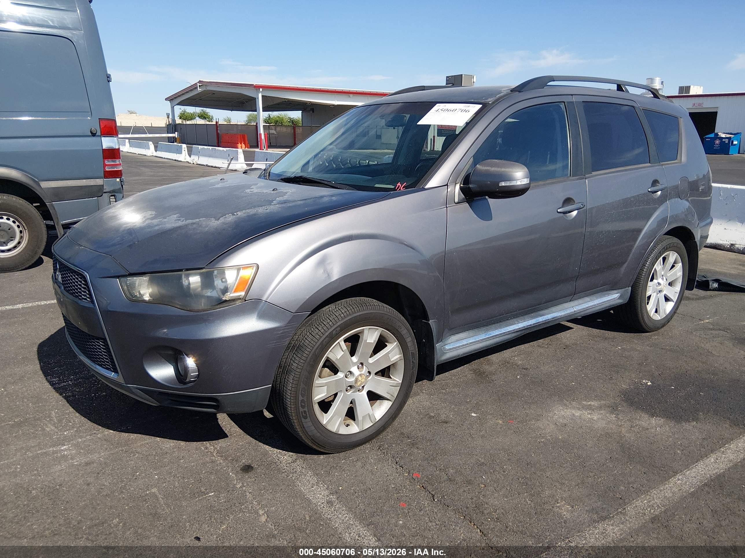 2011 Mitsubishi Outlander Se Серый vin: JA4AS3AW2BU018041