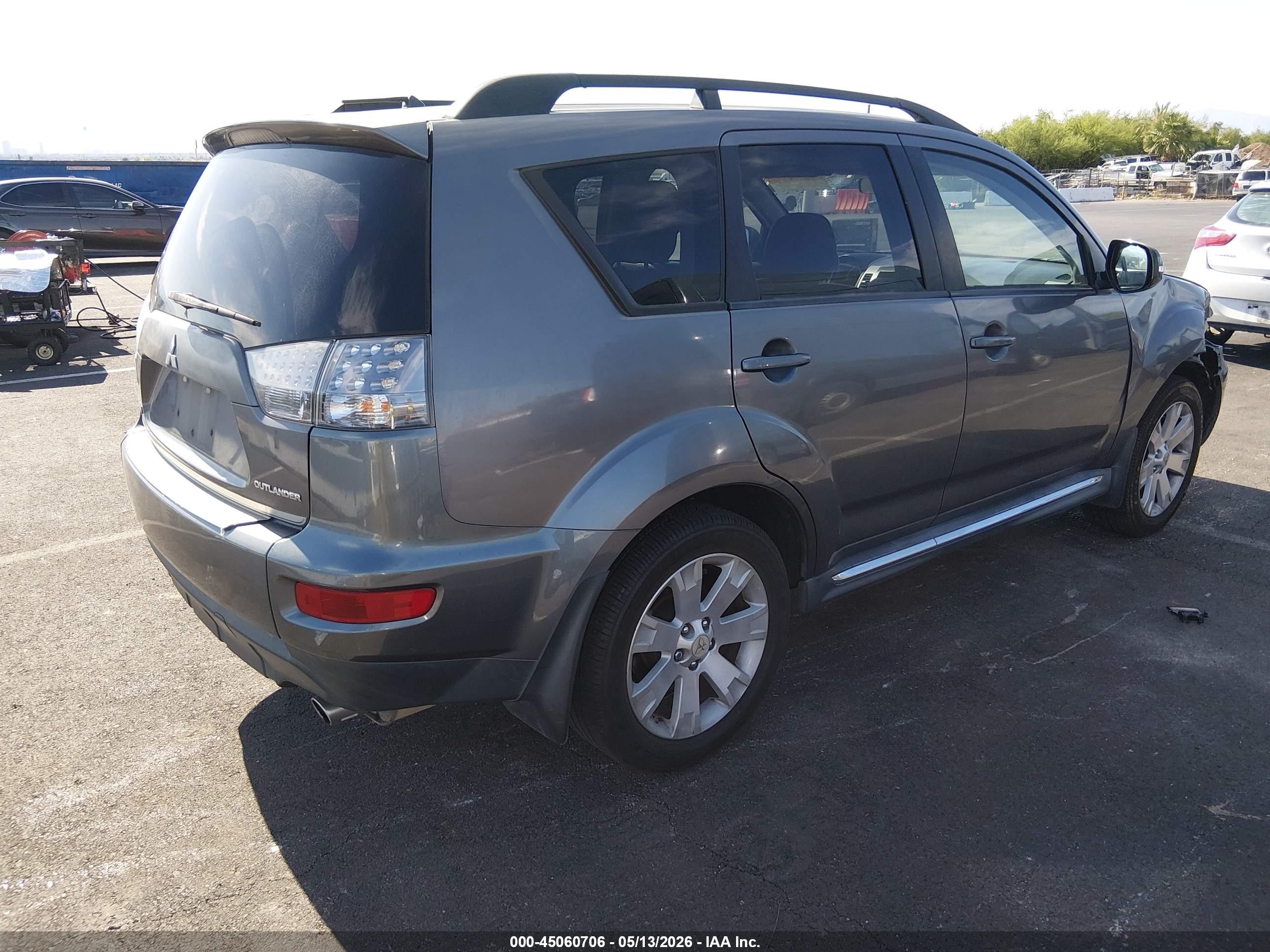 2011 Mitsubishi Outlander Se Серый vin: JA4AS3AW2BU018041