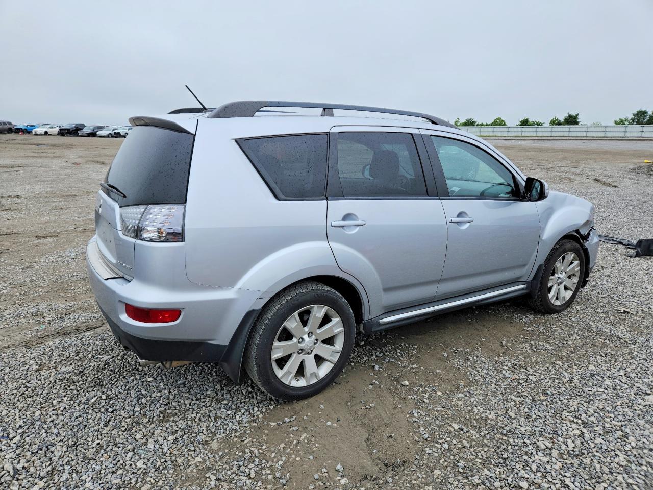2012 Mitsubishi Outlander Se Silver vin: JA4AS3AW2CU007218