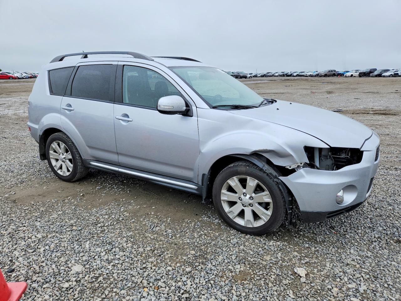 2012 Mitsubishi Outlander Se Silver vin: JA4AS3AW2CU007218