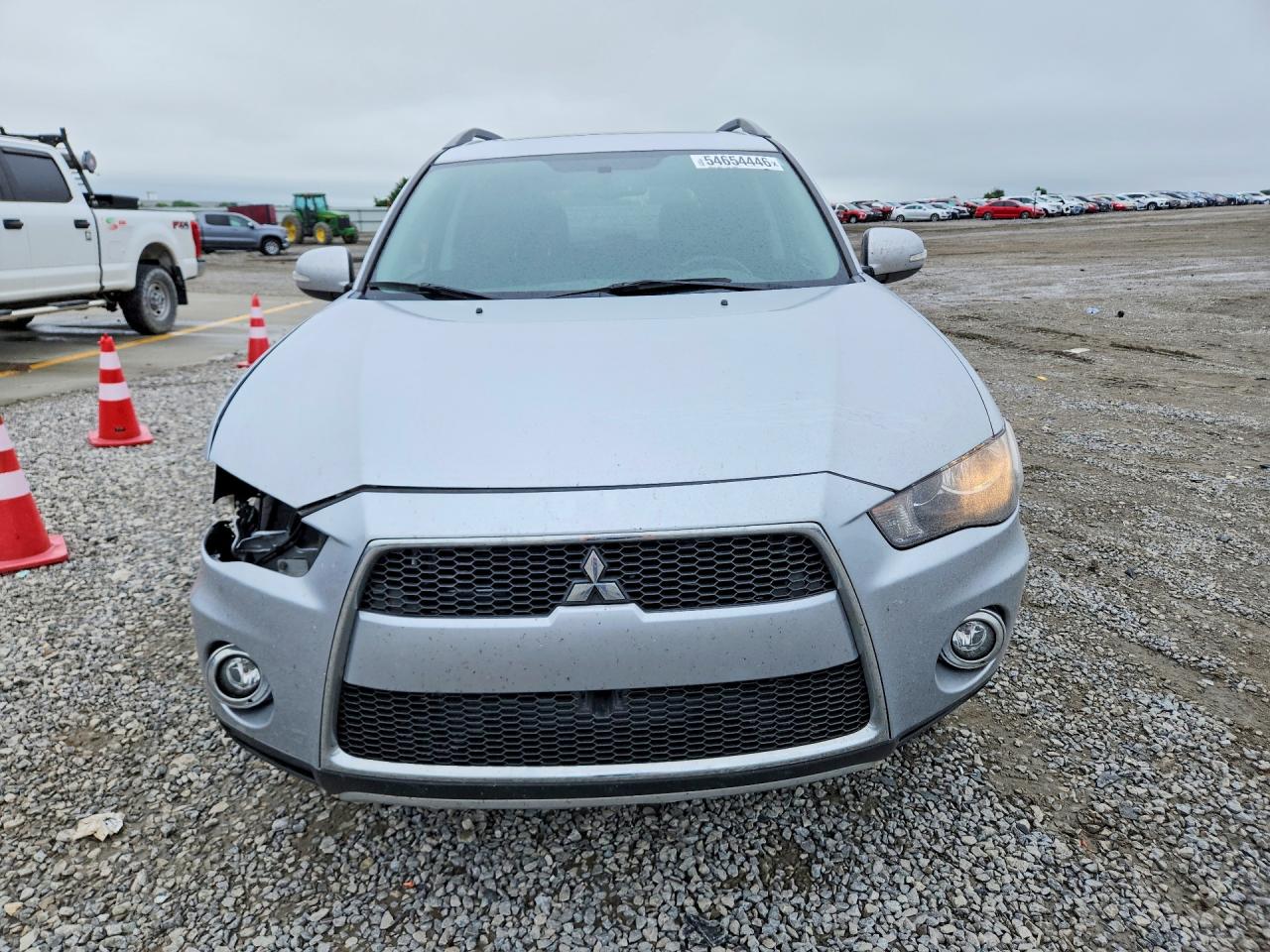 2012 Mitsubishi Outlander Se Silver vin: JA4AS3AW2CU007218