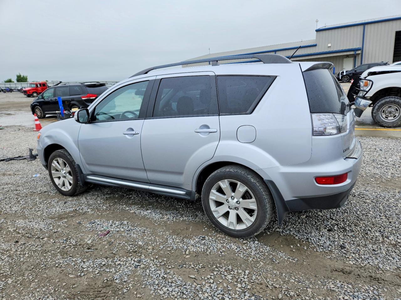 2012 Mitsubishi Outlander Se Silver vin: JA4AS3AW2CU007218