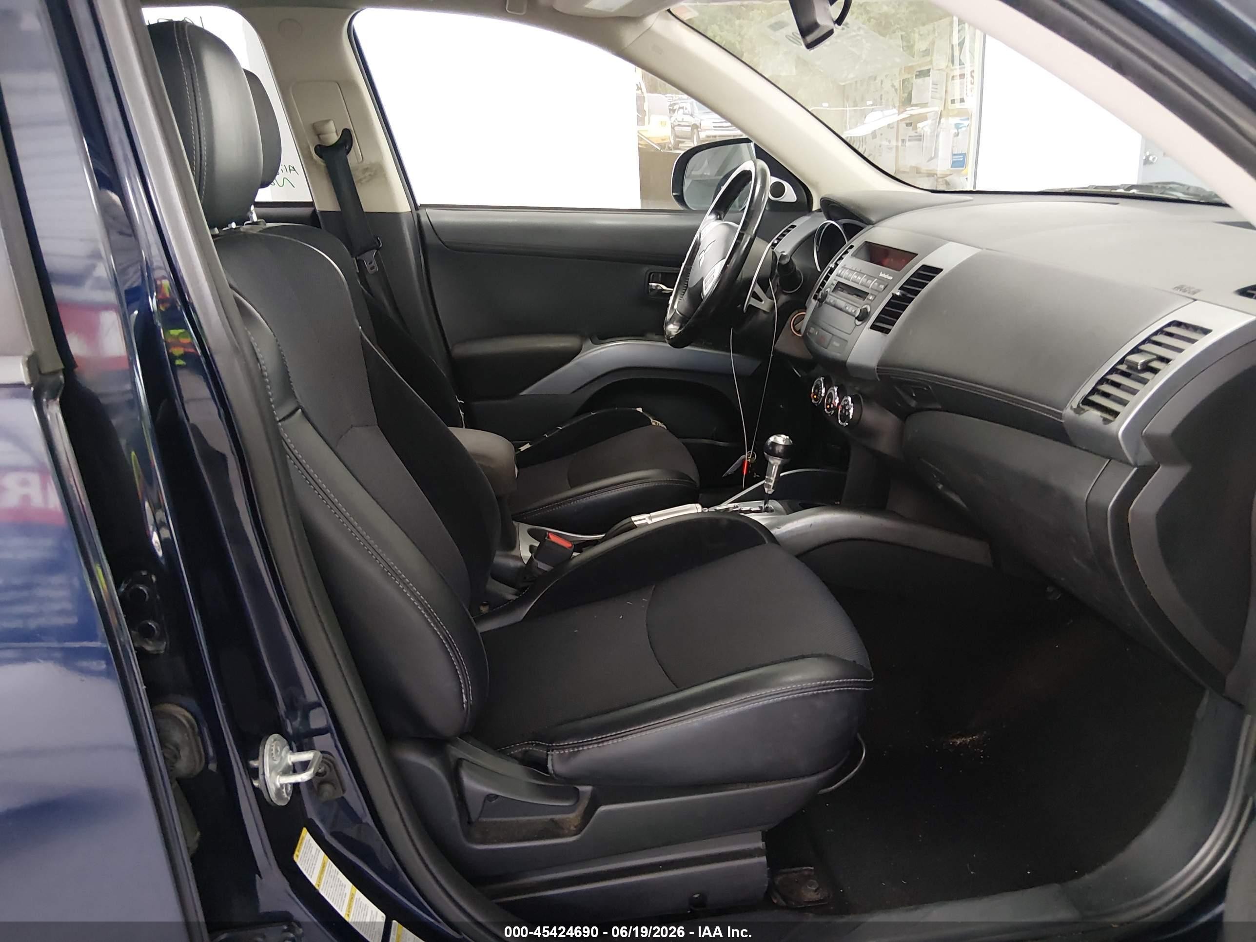 2013 Mitsubishi Outlander Se Blue vin: JA4AS3AW2DU006510