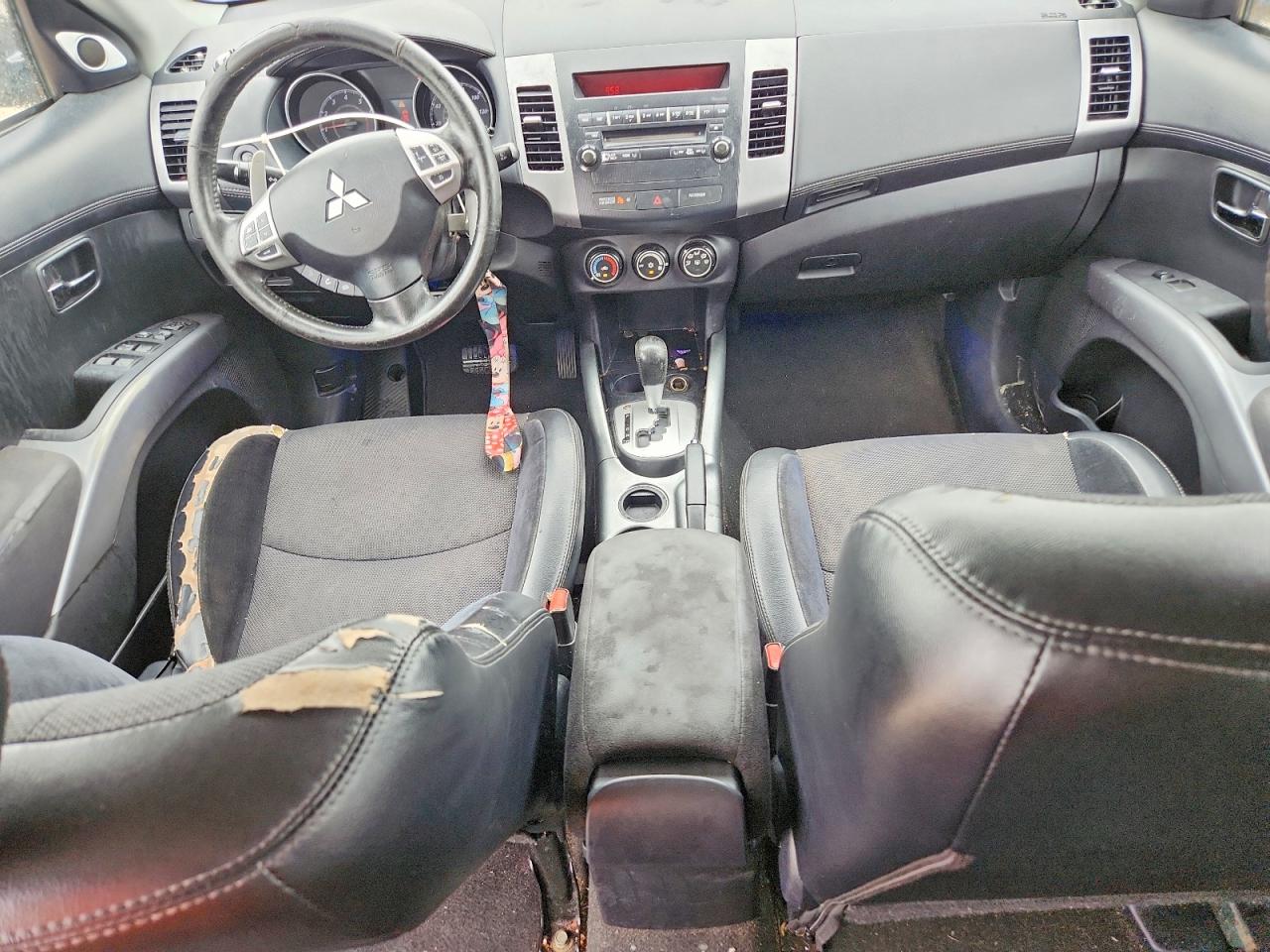 2012 Mitsubishi Outlander Se Black vin: JA4AS3AW3CU002061