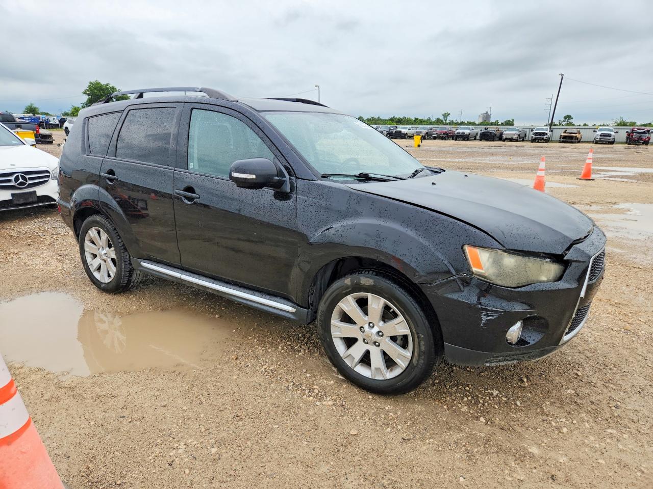 2012 Mitsubishi Outlander Se Black vin: JA4AS3AW3CU002061