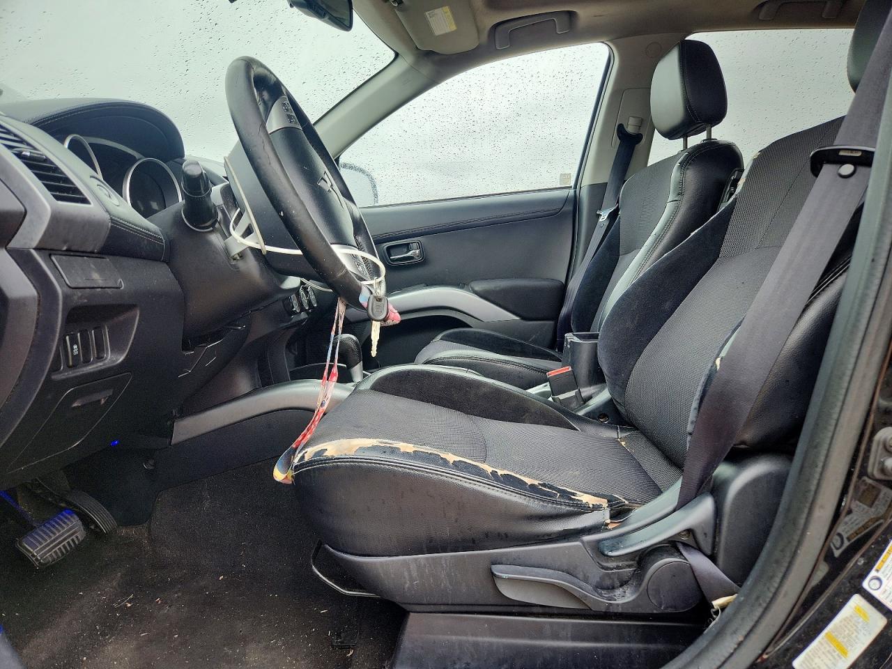 2012 Mitsubishi Outlander Se Black vin: JA4AS3AW3CU002061