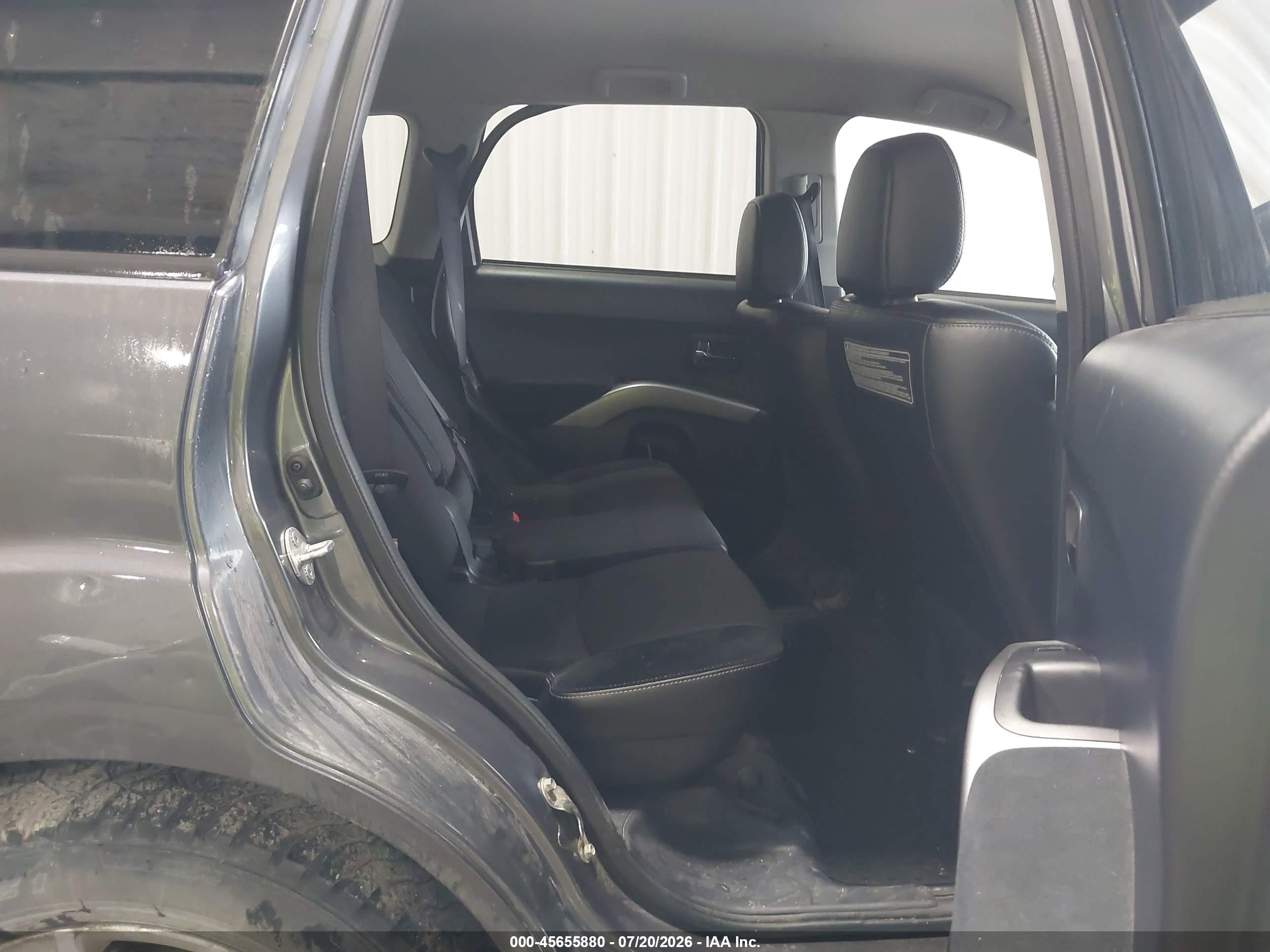 2012 Mitsubishi Outlander Se Серый vin: JA4AS3AW3CU008846
