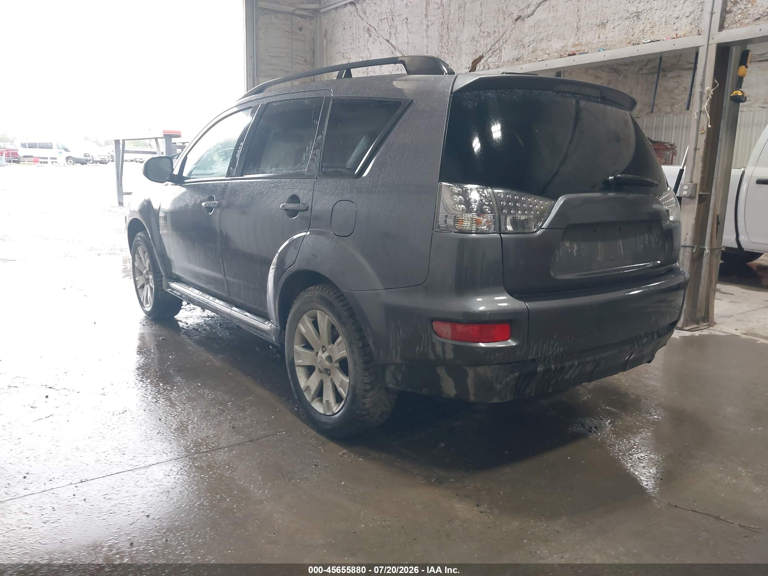 2012 Mitsubishi Outlander Se Серый vin: JA4AS3AW3CU008846