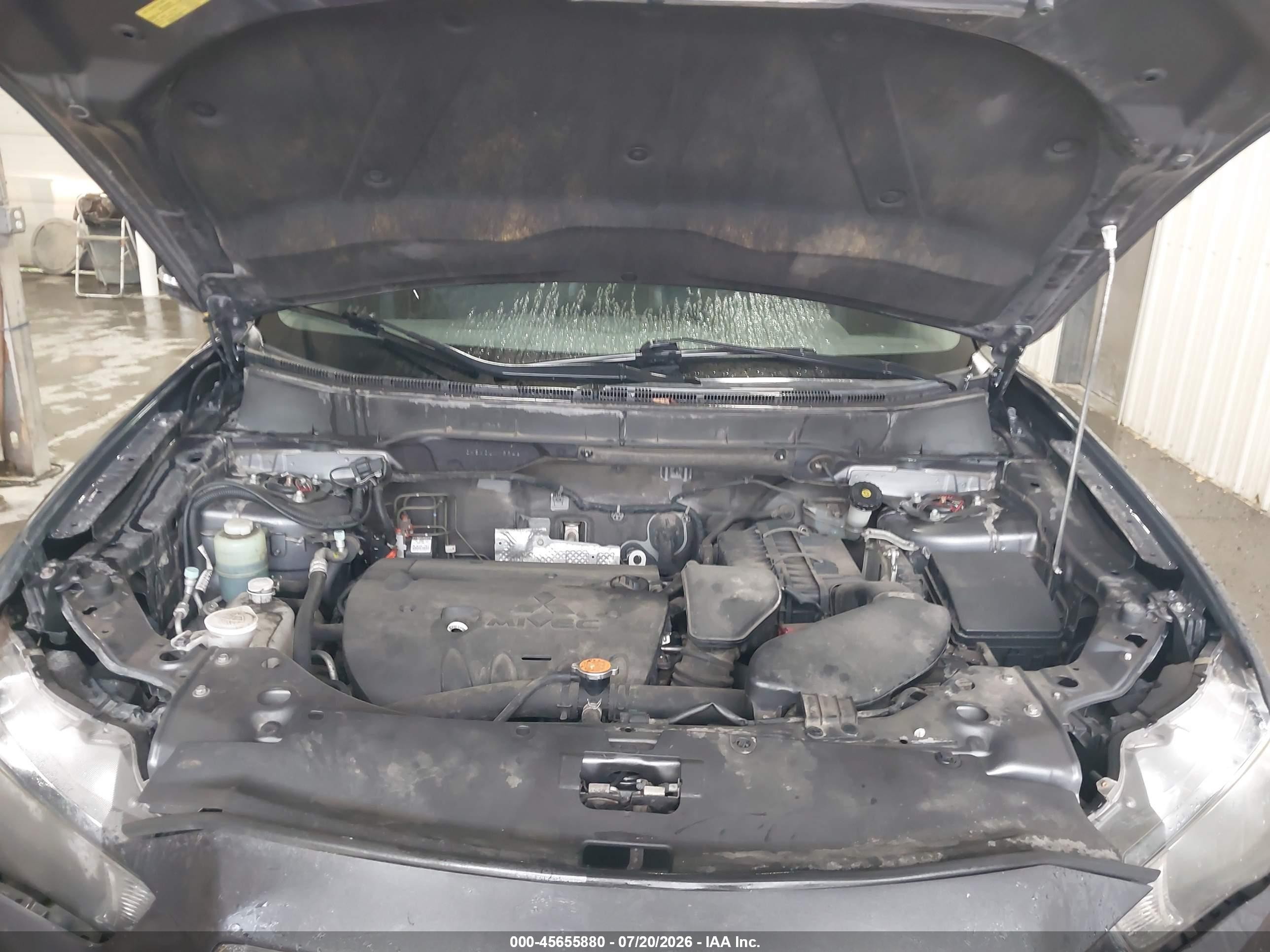 2012 Mitsubishi Outlander Se Серый vin: JA4AS3AW3CU008846