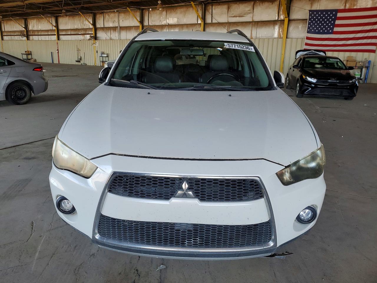2011 Mitsubishi Outlander Se White vin: JA4AS3AW4BU023029