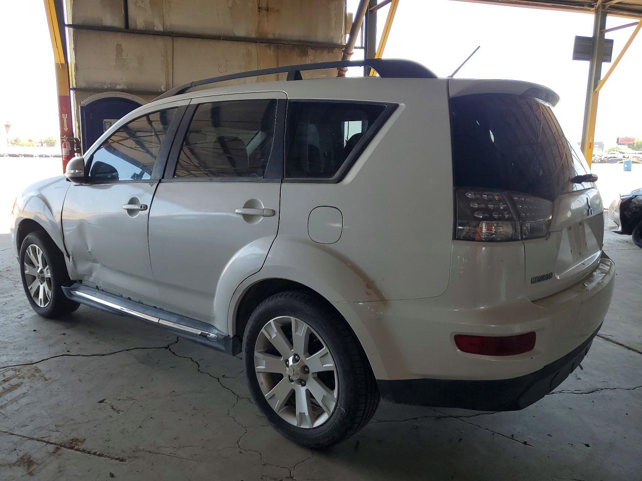 2011 Mitsubishi Outlander Se White vin: JA4AS3AW4BU023029