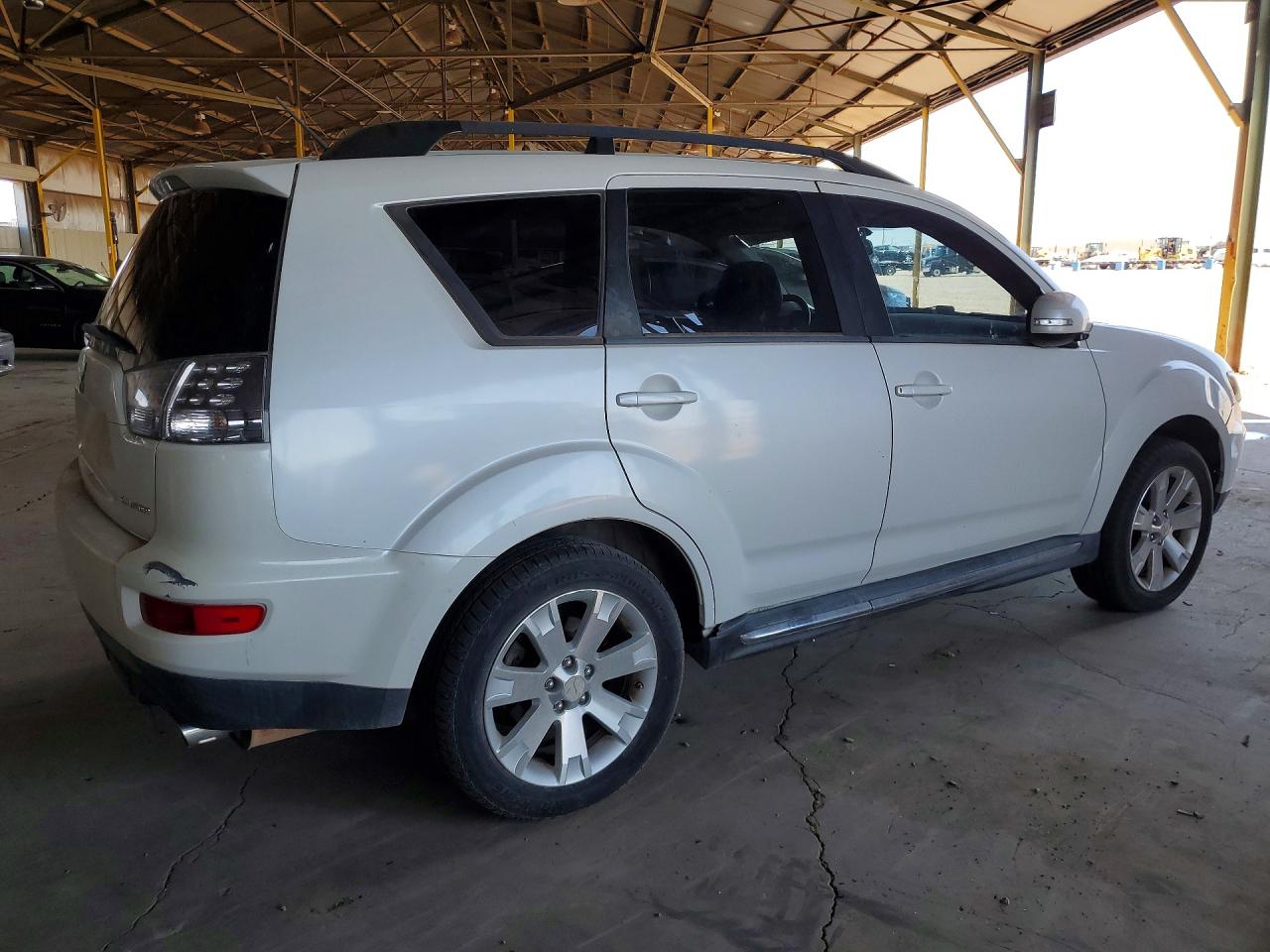 2011 Mitsubishi Outlander Se White vin: JA4AS3AW4BU023029