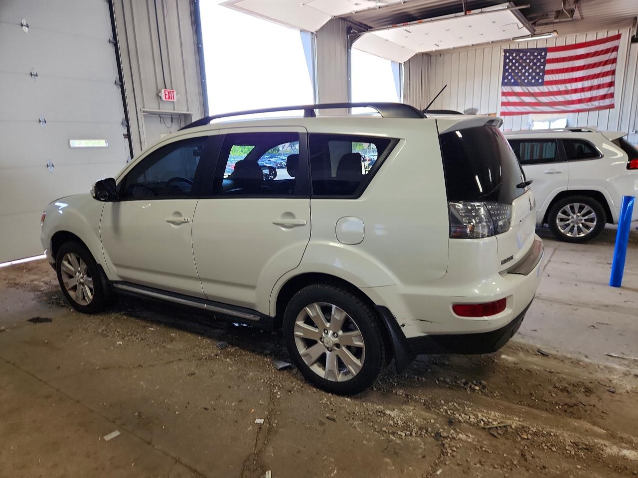 2012 Mitsubishi Outlander Se Белый vin: JA4AS3AW5CU008055