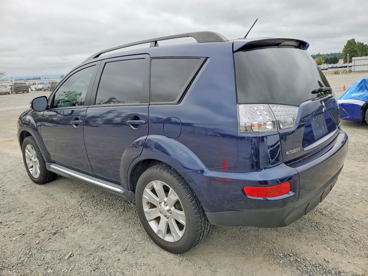 2010 Mitsubishi Outlander Se Blue vin: JA4AS3AW6AZ016973