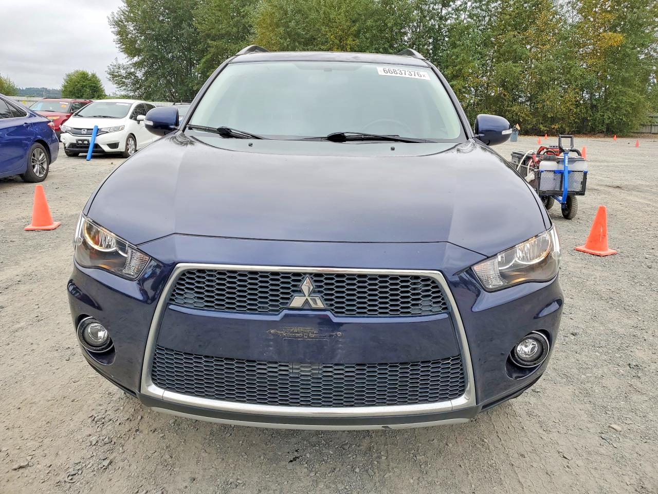 2010 Mitsubishi Outlander Se Blue vin: JA4AS3AW6AZ016973