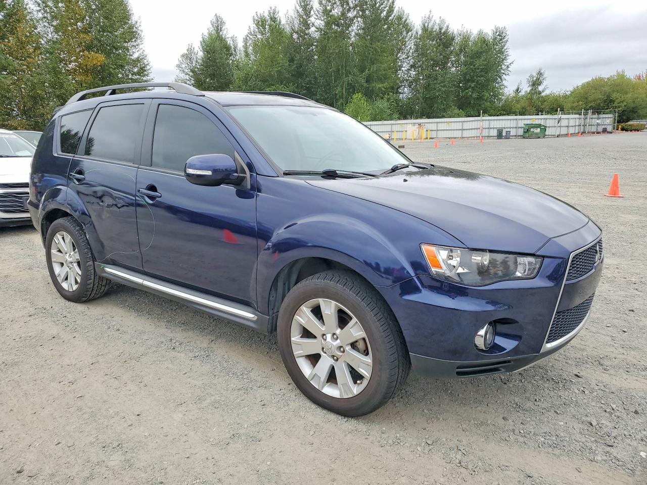 2010 Mitsubishi Outlander Se Blue vin: JA4AS3AW6AZ016973