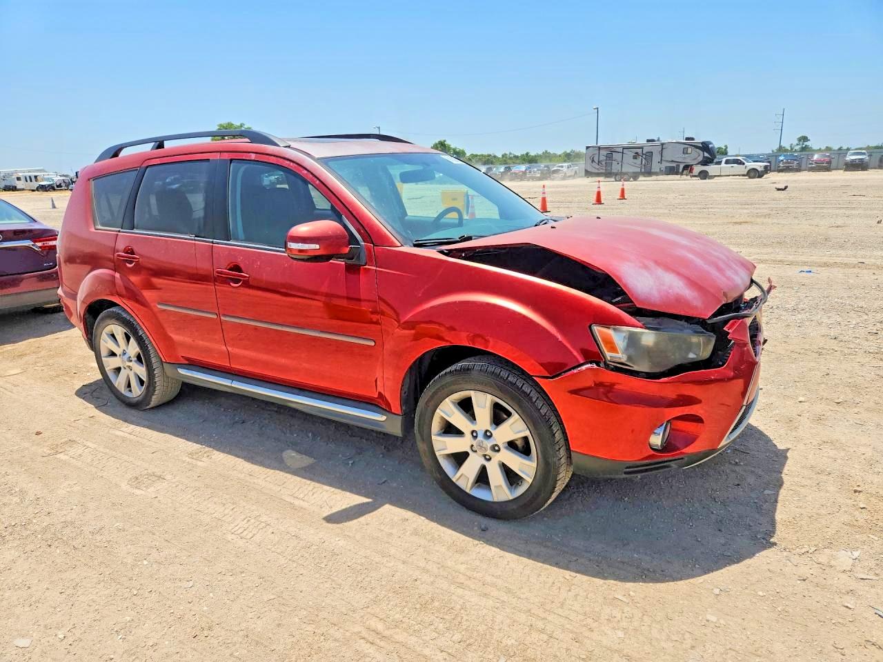2011 Mitsubishi Outlander Se Red vin: JA4AS3AW6BU014445