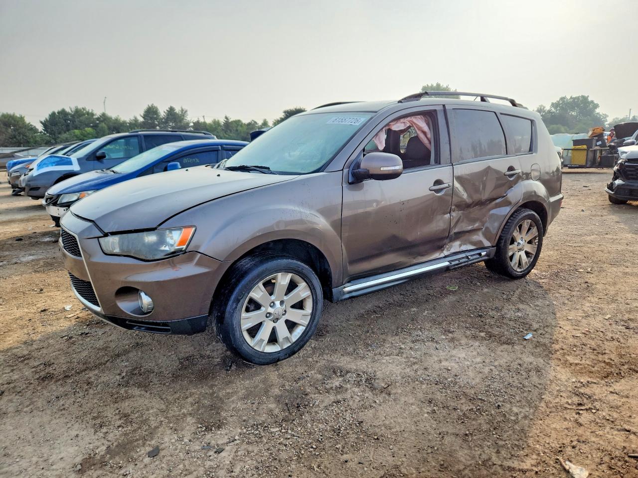 2012 Mitsubishi Outlander Se Tan vin: JA4AS3AW7CU006632