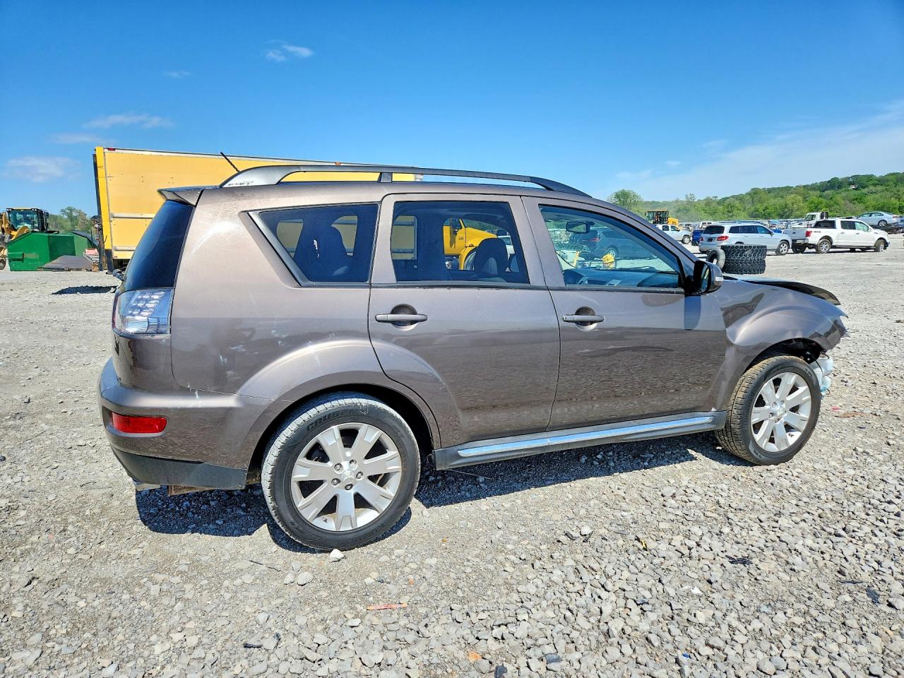2012 Mitsubishi Outlander Se Gray vin: JA4AS3AW7CU031921