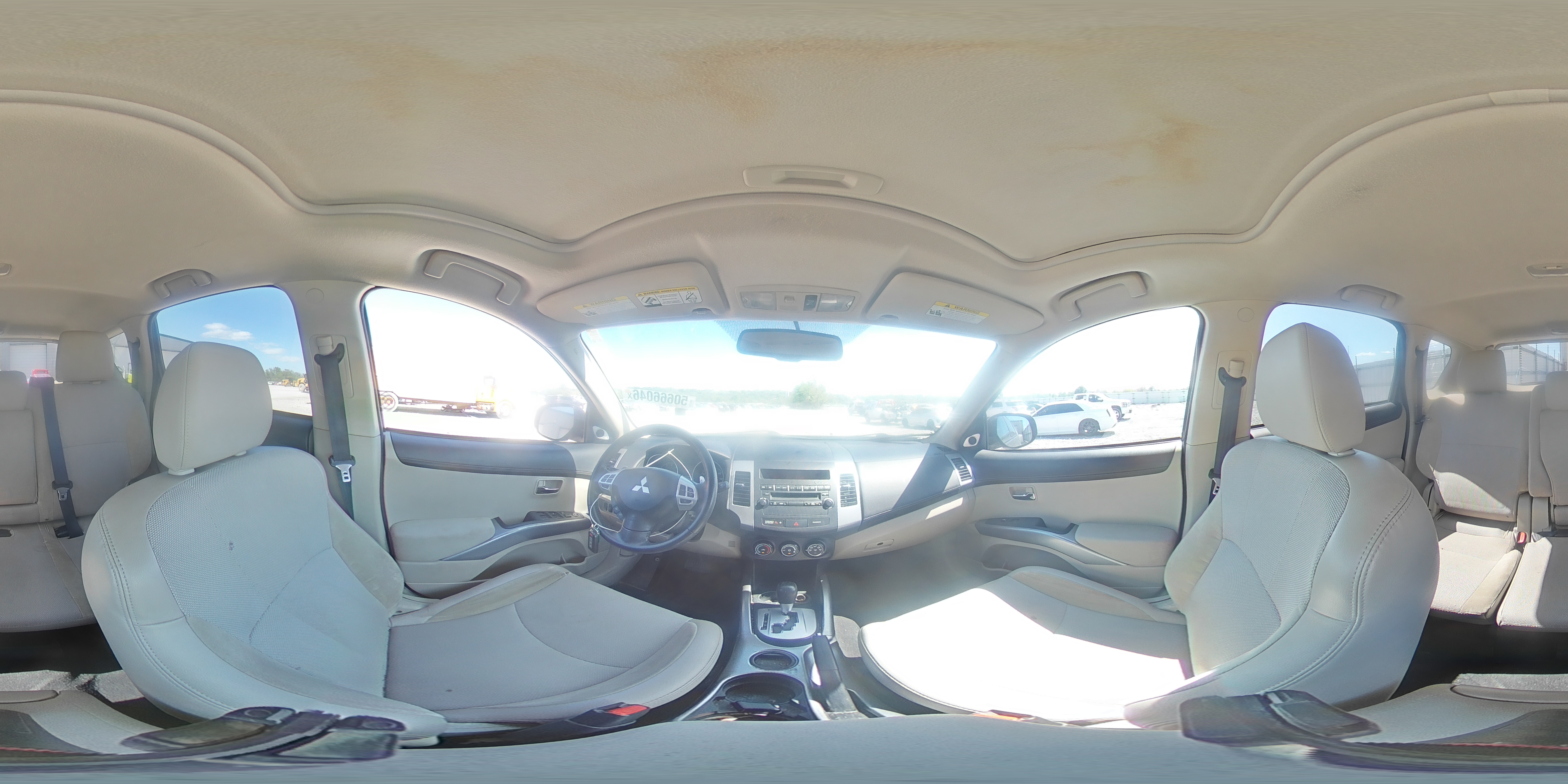 2012 Mitsubishi Outlander Se Gray vin: JA4AS3AW7CU031921