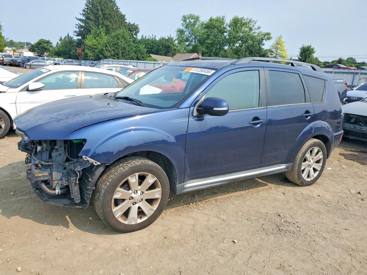 2012 Mitsubishi Outlander Se Blue vin: JA4AS3AW8CU001312