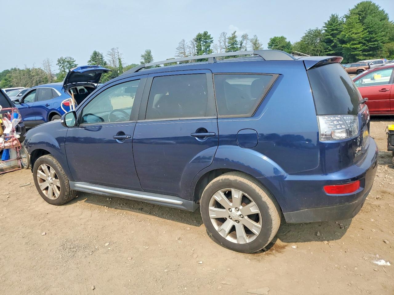 2012 Mitsubishi Outlander Se Blue vin: JA4AS3AW8CU001312