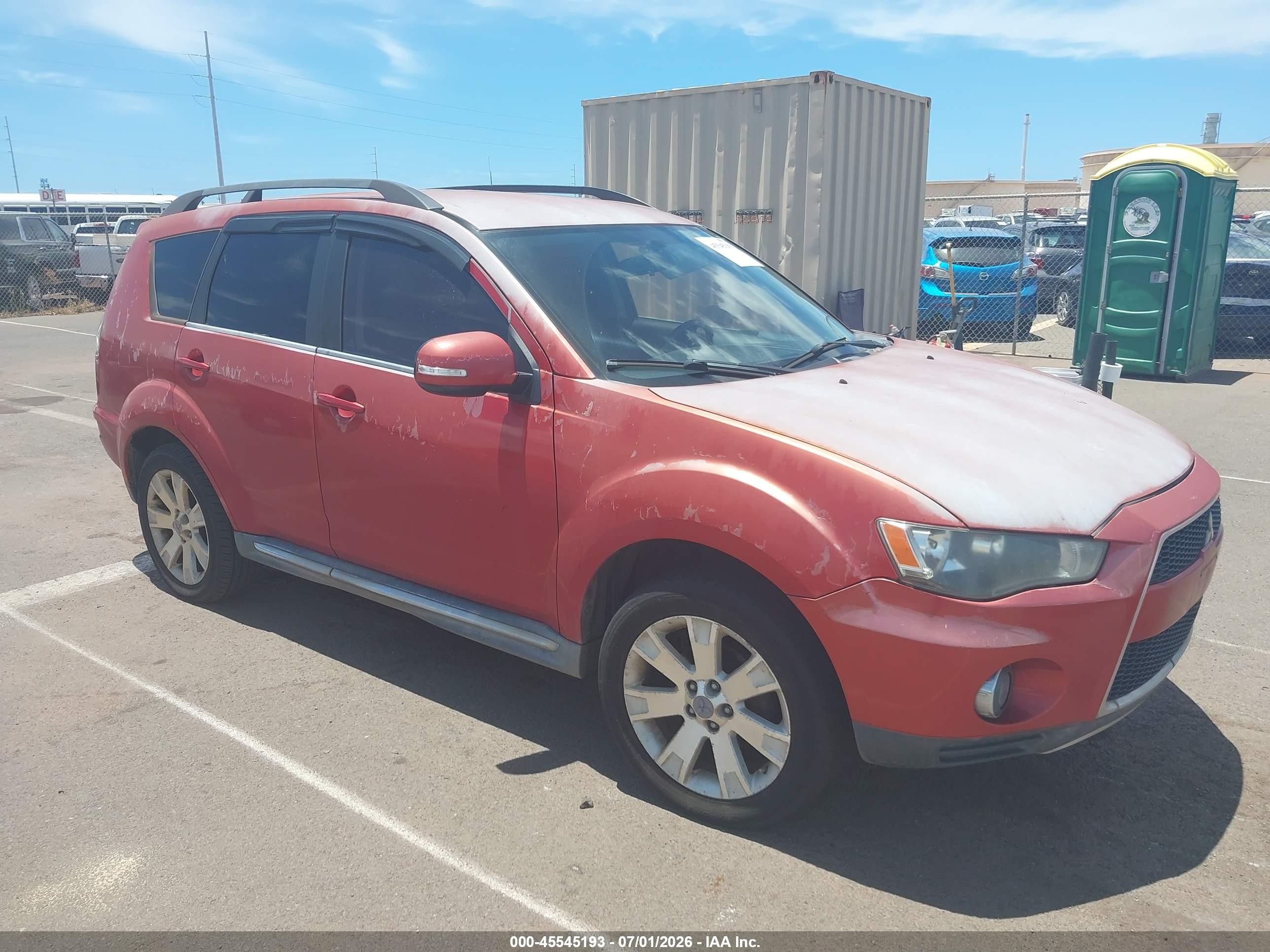 2011 Mitsubishi Outlander Se Red vin: JA4AS3AW9BU018361