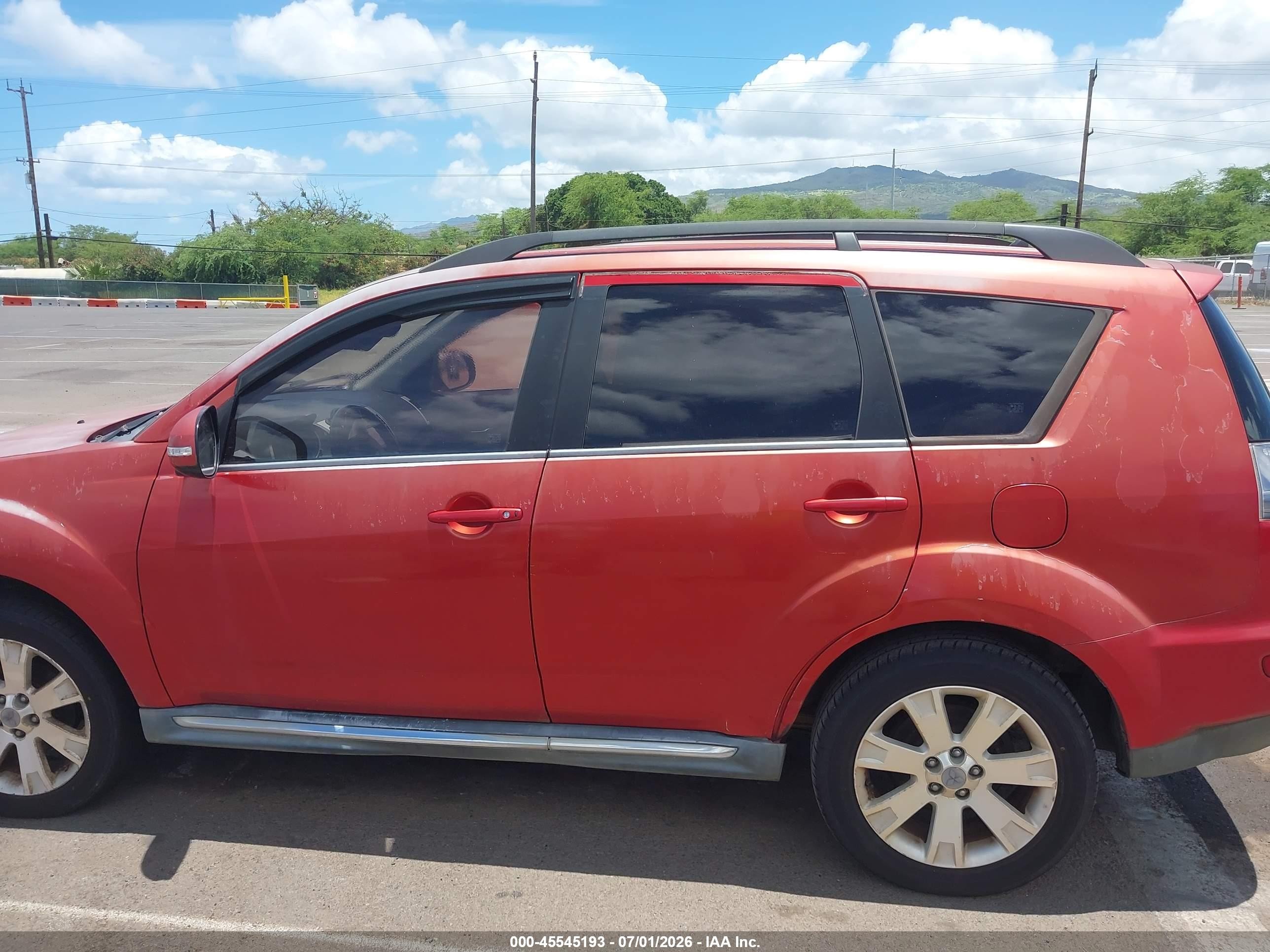 2011 Mitsubishi Outlander Se Red vin: JA4AS3AW9BU018361